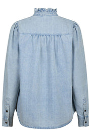 Justine Denim Shirt | Light Blue | Skjorte fra Neo Noir