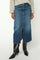 Mella Denim Skirt | Dark Blue | Nederdel fra Mos Mosh