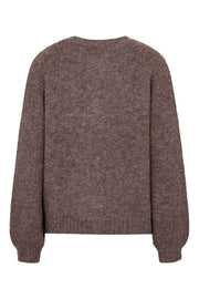 Louisa Cardigan 206454 | Coffee Bean Melange | Cardigan fra Freequent