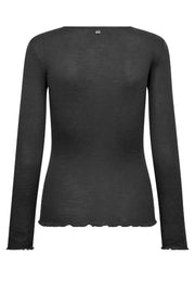 Elaine O-LS Seamless Tee | Phantom | T-Shirt von Mos Mosh