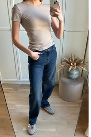 Molly Jeans | Dark Blue Denim | Jeans fra French Laundry