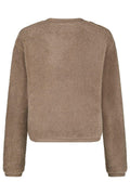 Limo Fluffy Knit Cardigan | Dark Sand | Strik fra Neo Noir – nedsat