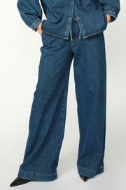 Vasco Relax Jeans Regular | Dark Blue | Jeans fra Mos Mosh