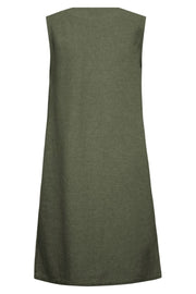 Lava Dress 206104 | Deep Lichen Green | Kjole fra Freequent