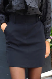 Frede Skirt | Black | Nederdel fra Liberté