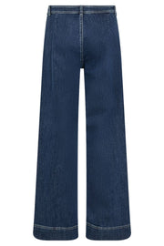 Eleonora Jeans | Dark Blue Denim | Jeans fra French Laundry