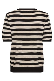 Joel Pullover 204793 | Black W. Moonbeam | Strik fra Freequent