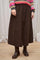 Virginia Corduroy Skirt | Coffee | Nederdel fra Black Colour