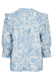 Davina Rose Field Blouse | Light Blue | Bluse fra Neo Noir