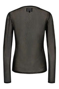 Mesh Ls Sparkle T-Shirt | Schwarz Gold Dot | Liberty