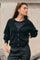 Thora V-Neck Knit Cardigan | Black | Strik fra Mos Mosh