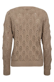 Dodo Pullover | Simply Taupe | Strik fra Freequent