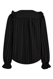 Lulu Smock Blouse 35712 | Black | Bluse fra Co'couture