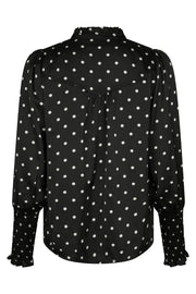 Camisa Dot Blouse | Black | Bluse fra Neo Noir
