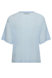 Kit Ss Tee | Cashmere Blue | T-shirt fra Mos Mosh