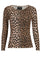 Mesh Ls Sparkle Tshirt | Lux Leo Diamond Dot | Bluse fra Liberté