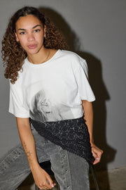 Coco Chic Box Tee 43023 | White | T-Shirt fra Co'couture