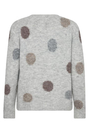 Louisa Pullover 202238 | Lgt Grey Ml w. Desert Taupe Ml | Strik fra Freequent