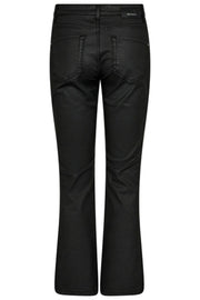 Ashley Coated Pant Ankle | Black | Bukser fra Mos Mosh