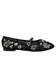 Noelle Floral Ballerina | Sort | Ballerina fra Lazy Bear