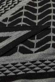 Trinity Scarf | Grey & Black | Tørklæde fra French Laundry