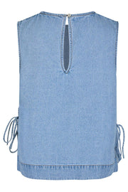 Svetlana D Top | Light Blue | Bluse fra Neo Noir
