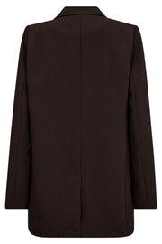 Vola Single Oversize Blazer 30050 | Dark Brown | Blazer fra Co'couture