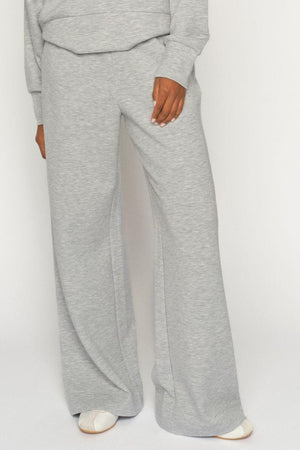 Nima Sweatpant | Grey Melange | Bluse fra Mos Mosh