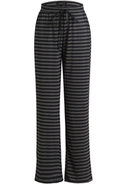 Alma Wide Pants | Dark Grey Black Stripe | Bukser fra Liberté