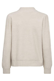 Stokke Pullover 207032 | Moonbeam W. Black | Strik fra Freequent