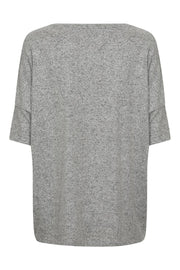 Lora Ss Blouse | Grå | Bluse fra French Laundry