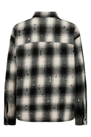 Moby Check Shirt 35900 | Black | Bluse fra Co'couture