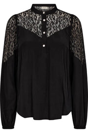 Vialu Blouse 205199 | Black | Bluse fra Freequent