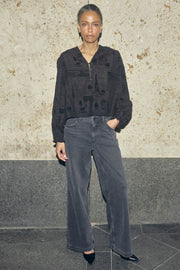 Dara Deluxe Jeans 34' | Grey | Jeans fra Mos Mosh