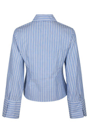 Rosa Stripe Shirt | Blue | Skjorte fra Neo Noir