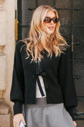 Muscado Knit Cardigan | Black | Cardigan fra Neo Noir – nedsat