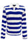 Polo Ls Shirt | Colbolt White Stripe |  fra Liberté
