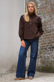Sky Blouse 2854 | Brown | Bluse fra Prepair
