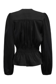 Tiki Ls Twist Blouse | Black | Bluse fra Liberté