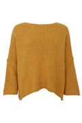 Alessia Strickpullover | Curry | Strickoberteil von Black Colour – nedsat