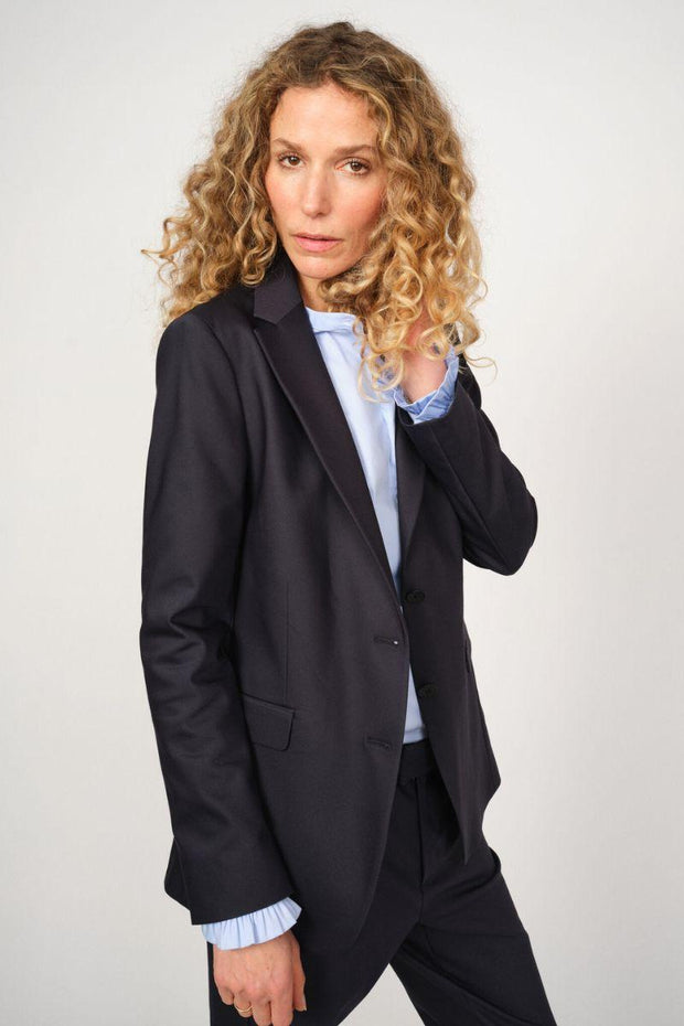 Mary Night Blazer | Navy | Blazer fra Mos Mosh