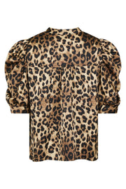 Roella Leo Blouse | Leopard | Bluse fra Neo Noir