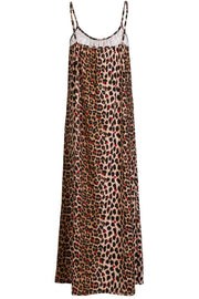 Alma Long Strap Dress | Lux Leo Red Heart | Kleid von Liberté