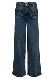 Colette Linpos Jeans Long | Blue | Jeans fra Mos Mosh