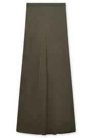 Bias Solida Long Skirt | Dusty Olive | Nederdel fra Mos mosh