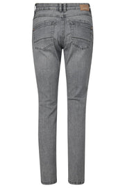 Naomi Silver Perla Jeans  Regular | Grey | Jeans fra Mos Mosh