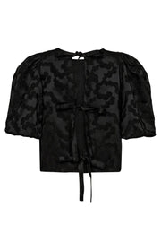 BlankaCC Bow Blouse | Black | Bluse fra Co' Couture