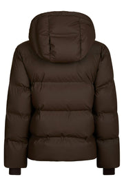 Fox C Puffer Jacket | Dark Brown | Jakke fra Neo Noir