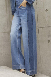 Bilbao Wide Jeans 31627 | Denim blue | Bukser fra Co'couture