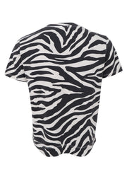 Zelda S/S T-Shirt | Zebra | T-shirt fra Black Colour